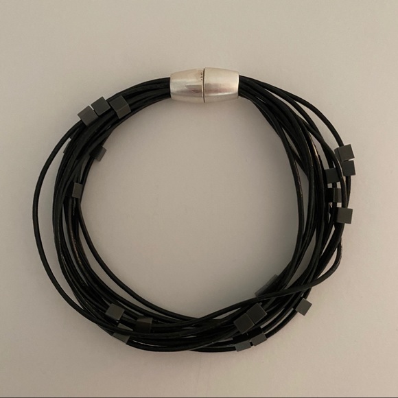 Faux Leather Strand Bracelet - Picture 4 of 4